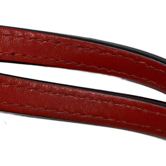 Auth CHRISTIAN LOUBOUTIN Cabata E/W - Black Red Leather Tote Bag - Picture 14 of 16